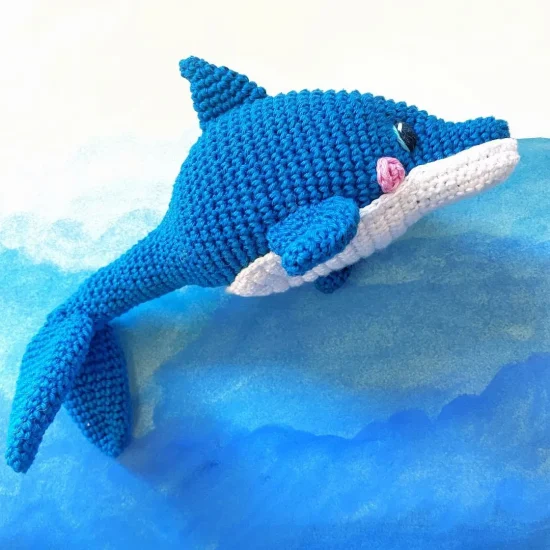 Crochet Dolphin Pattern for Aquatic Amigurumi