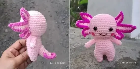 Axolotl Crochet Amigurumi tips 6