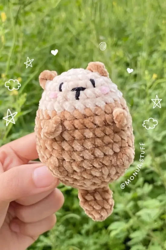 Cute Amigurumi Otter Free Crochet Pattern