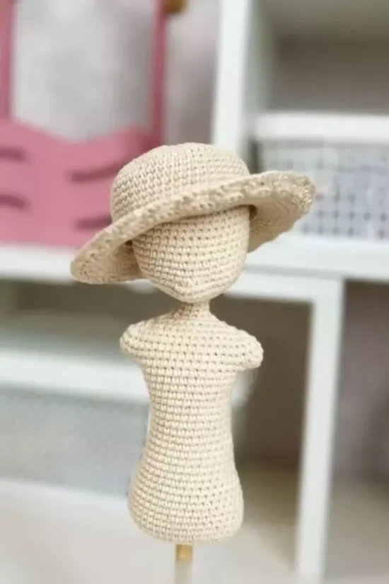 Toy Sun Hat Free Crochet Pattern