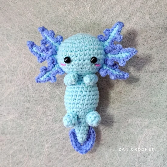 Adorable Amigurumi Axolotl Free Crochet Pattern