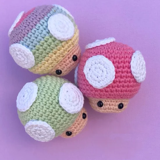 Amigurumi  Dash Mushroom Free Crochet Pattern