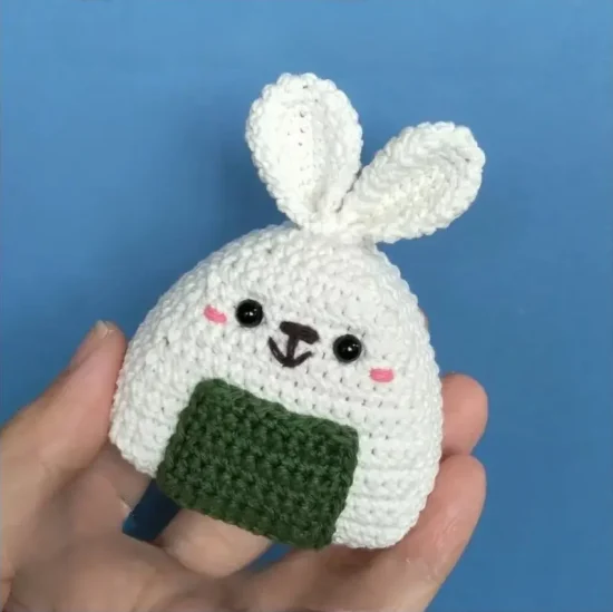 Bunny Onigiri Free Crochet Pattern