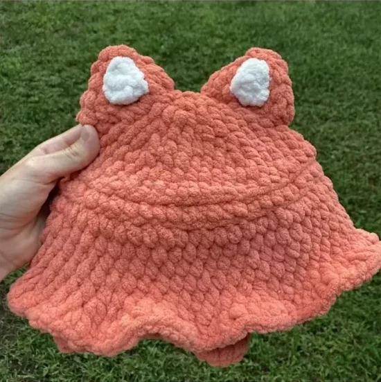 Fox Crochet Bucket Hat Free Pattern