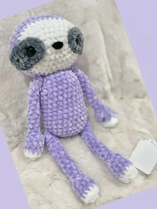 Adorable Amigurumi Sloth Free Crochet Pattern