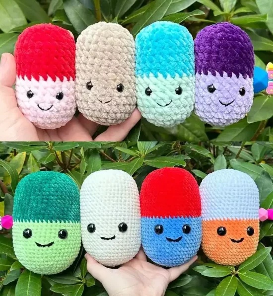 Craft Your Own Amigurumi Chill Pill: Fun Crochet Pattern