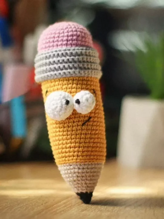 Cute Pencil Free Crochet Pattern