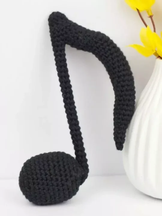 Music Note Free Crochet Pattern