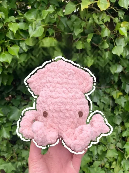 Undeniably Cute Crochet Squid Free Pattern