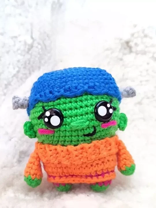 Adorable Frankenstein's Monster Crochet Pattern