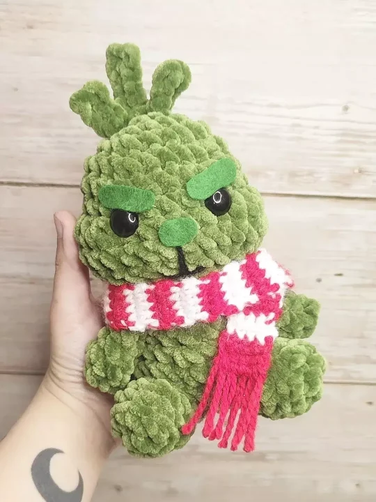 Adorable Amigurumi Baby Grinch Free Crochet Pattern