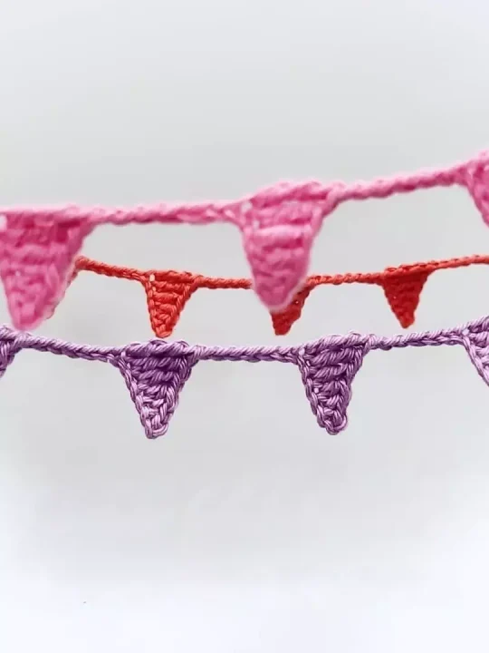 Charming Mini Garland Free Crochet Pattern