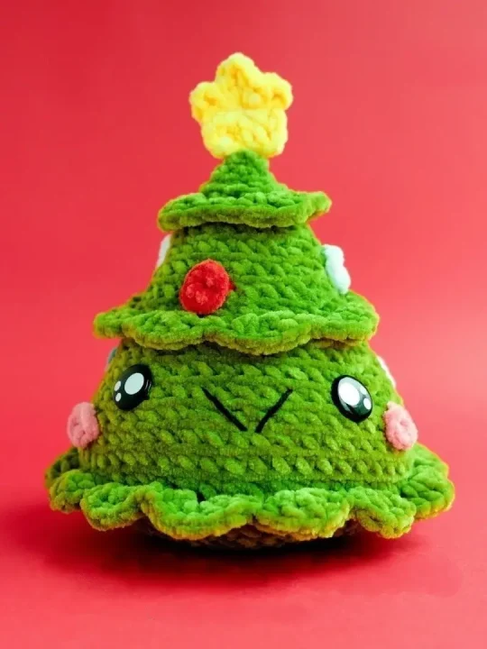 Festive Fir Friend: Small Christmas Tree Crochet Pattern