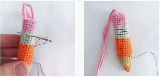Crochet Hook Necklace Case tips 8