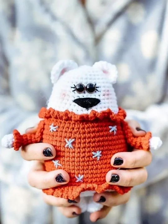 Adorable Amigurumi Polar Bear Crochet Pattern