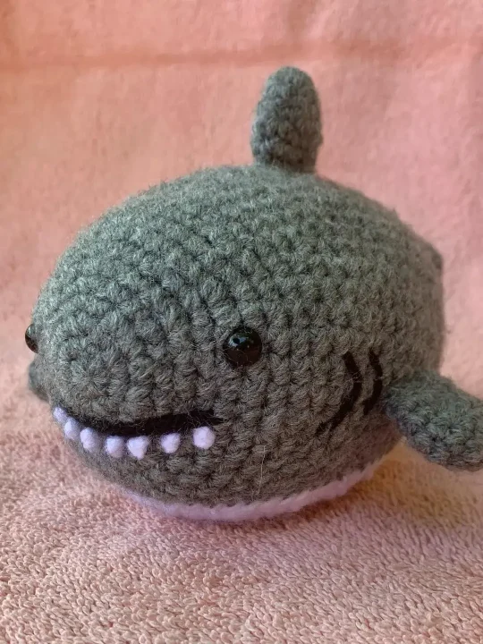Adorable Crochet Shark Free Pattern