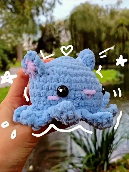 Adorable Octo-Kitty Amigurumi Free Crochet Pattern