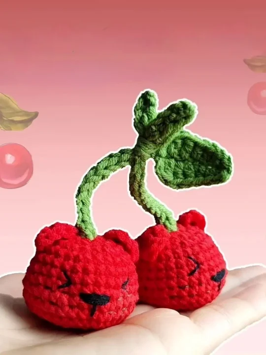Amigurumi Cherry Berry Bears Free Crochet Pattern