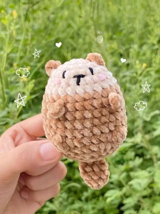 Enchanting Amigurumi Otter Free Crochet Pattern