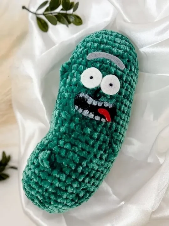 Amigurumi Pickle Rick Free Crochet Pattern