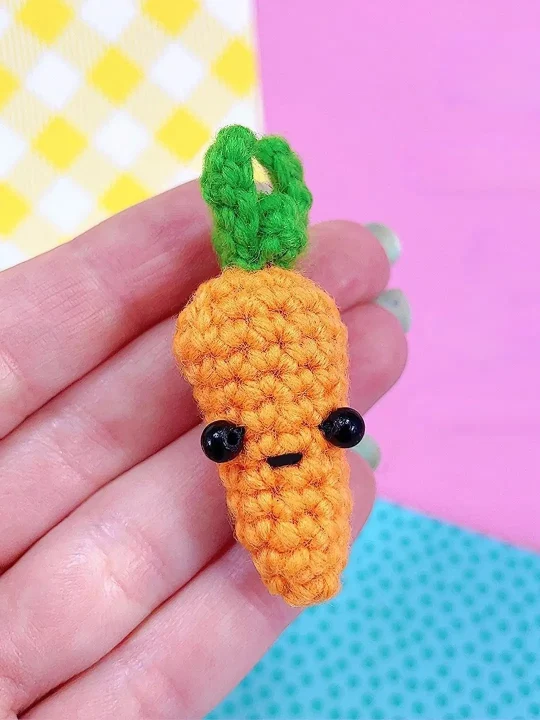 Adorable Amigurumi Mini Carrot Free Pattern