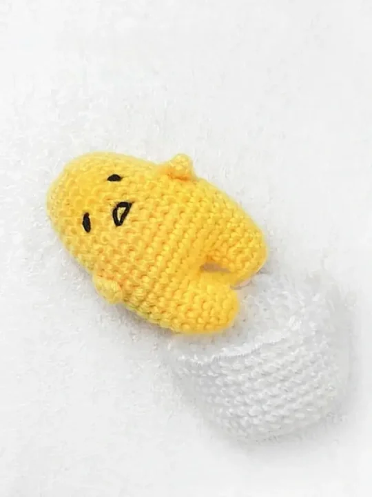 Adorable Amigurumi Gudetama Free Crochet Pattern