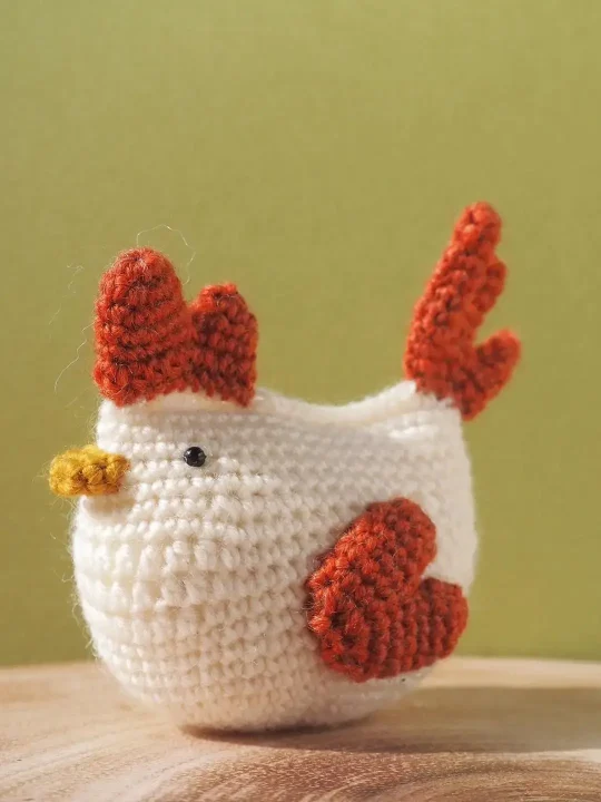 Adorable Crochet Chicken Amigurumi