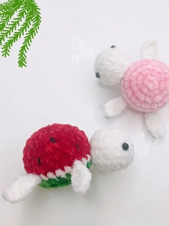 Adorable Turtle Duo Free Crochet Pattern